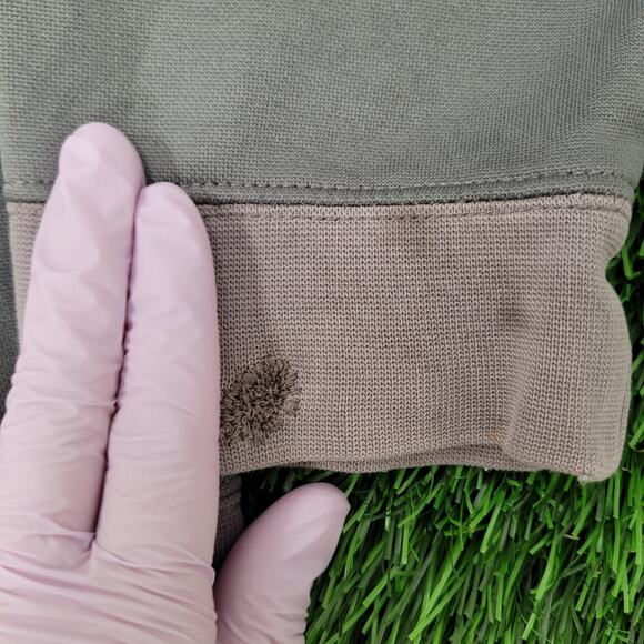 NIKE Track Fleece Jacket Large 24x24 Boxy Gray Orange - Picture 5 of 16